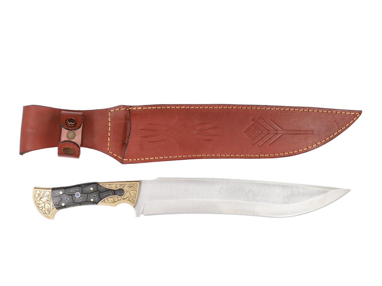 Messerfieber Emir 265 N690 handgefertigtes Unikatmesser mit Micarta-Griff