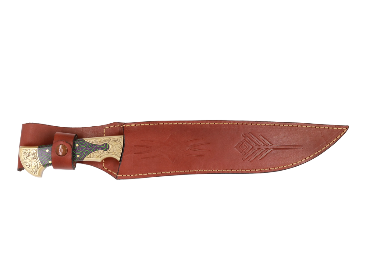 Messerfieber Emir 265 N690 handgefertigtes Unikatmesser mit Micarta-Griff