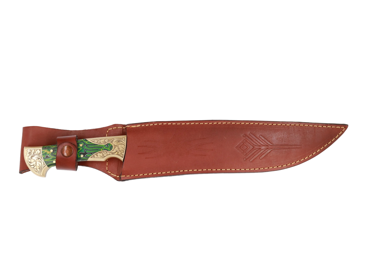 Messerfieber Emir 265 N690 handgefertigtes Unikatmesser mit Micarta-Griff