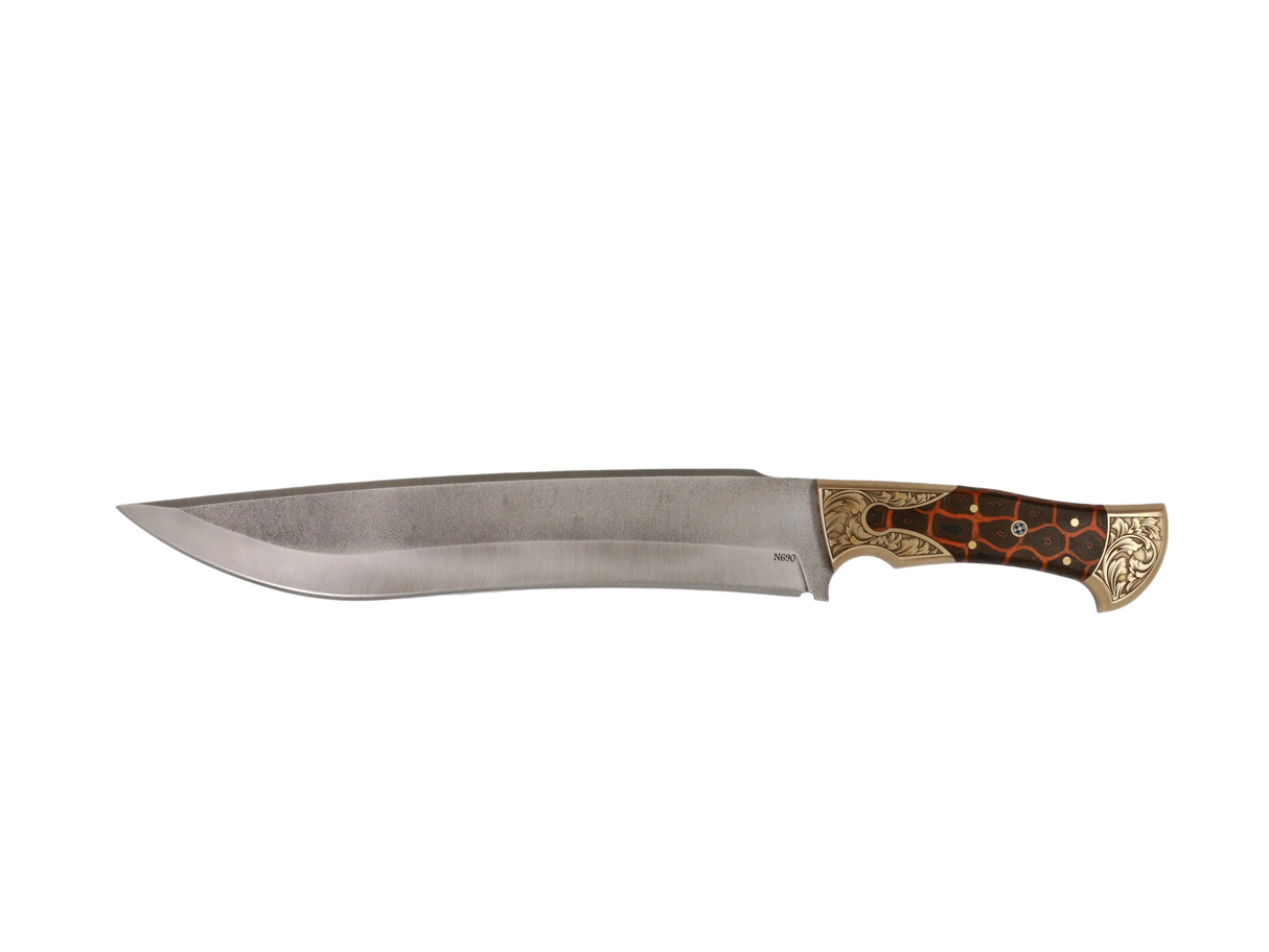 Messerfieber Emir 265 N690 handgefertigtes Unikatmesser mit Micarta-Griff