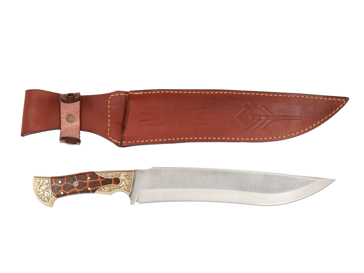 Messerfieber Emir 265 N690 handgefertigtes Unikatmesser mit Micarta-Griff
