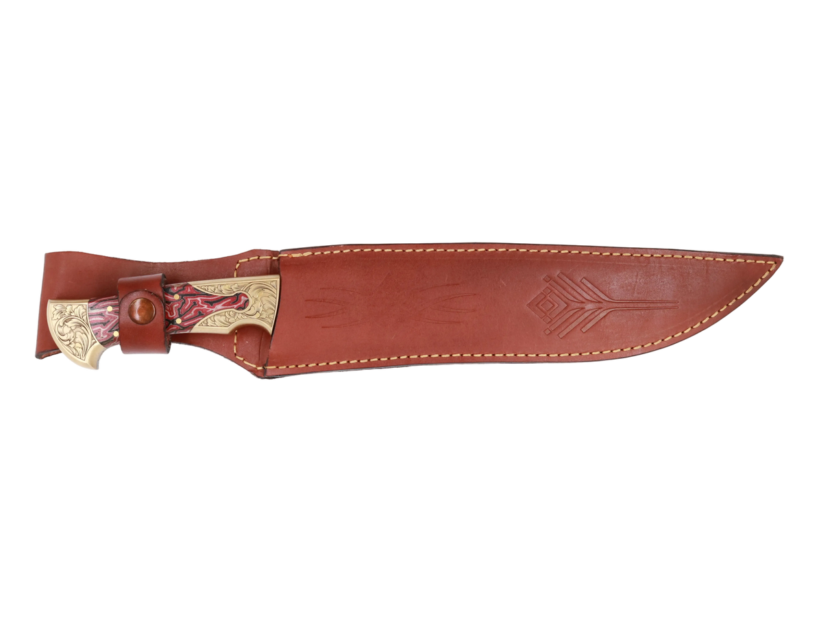 Messerfieber Emir 265 N690 handgefertigtes Unikatmesser mit Micarta-Griff