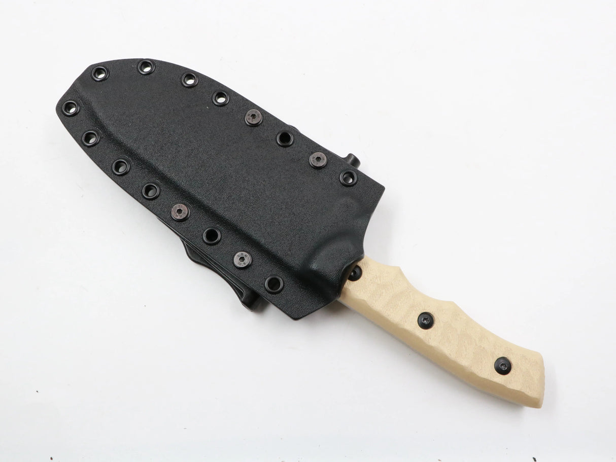 Messerfieber Dog Kydex beige in Draufsicht