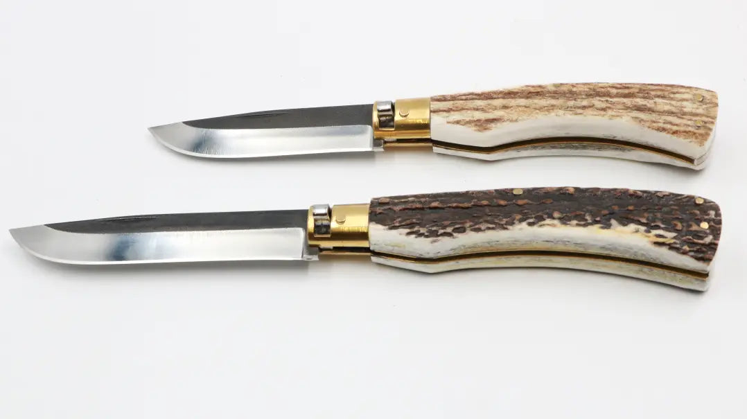 Detailaufnahme des Hirschhorngriffes vom Modell H1 und H2