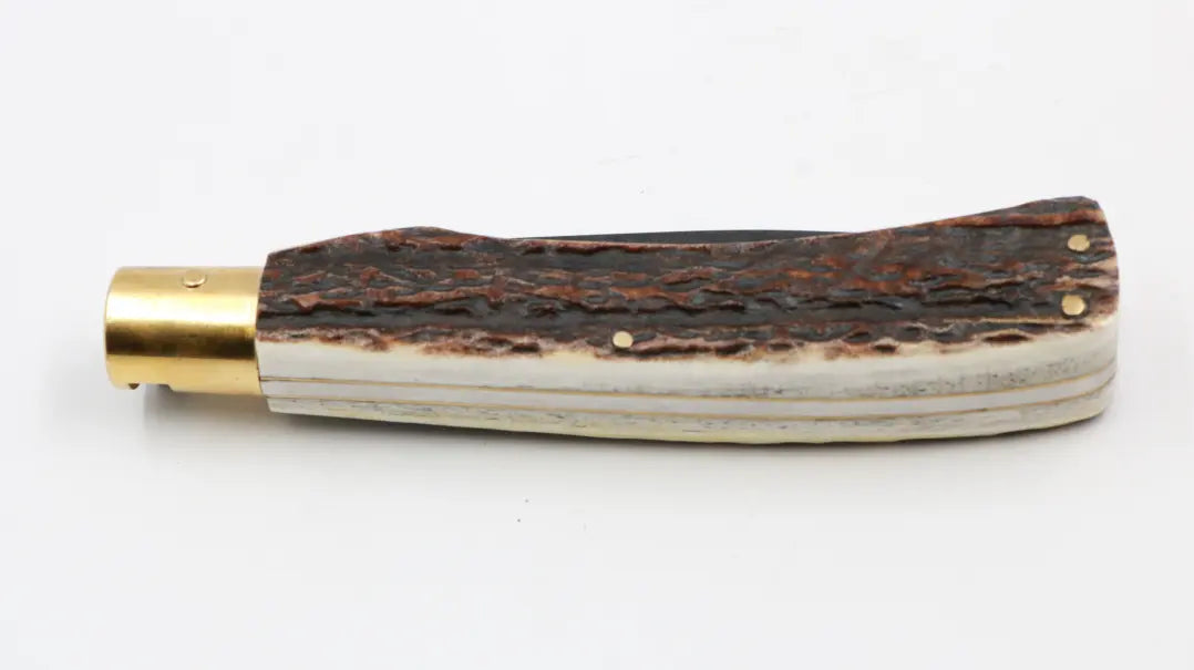 Hirschfieber H2 Taschenmesser – geschlossene Ansicht mit sichtbarem Griffende