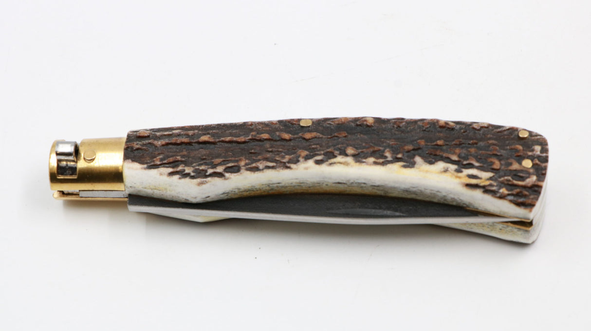 Hirschfieber H2 Taschenmesser – geschlossene Ansicht mit sichtbarem Griffende1