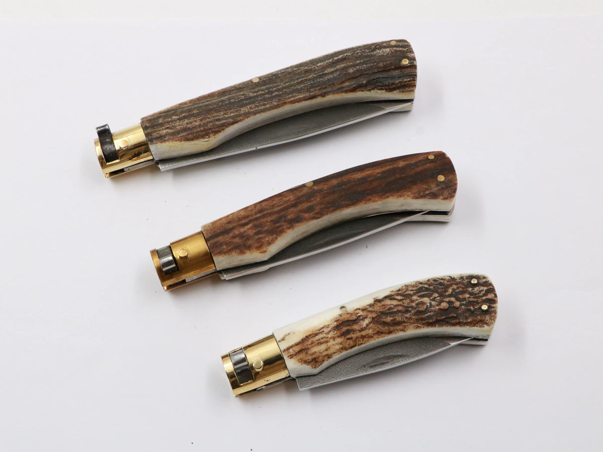 Hirschfieber Messerreihe – Mini, H1, H2 im direkten Größenvergleich