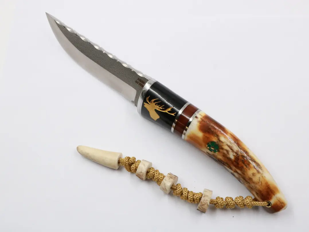 Knife fever staghorn blade
