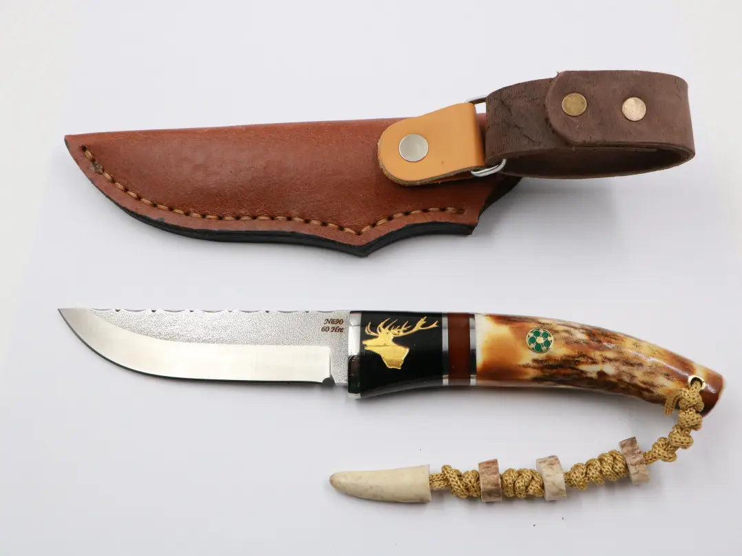 Knife fever staghorn blade