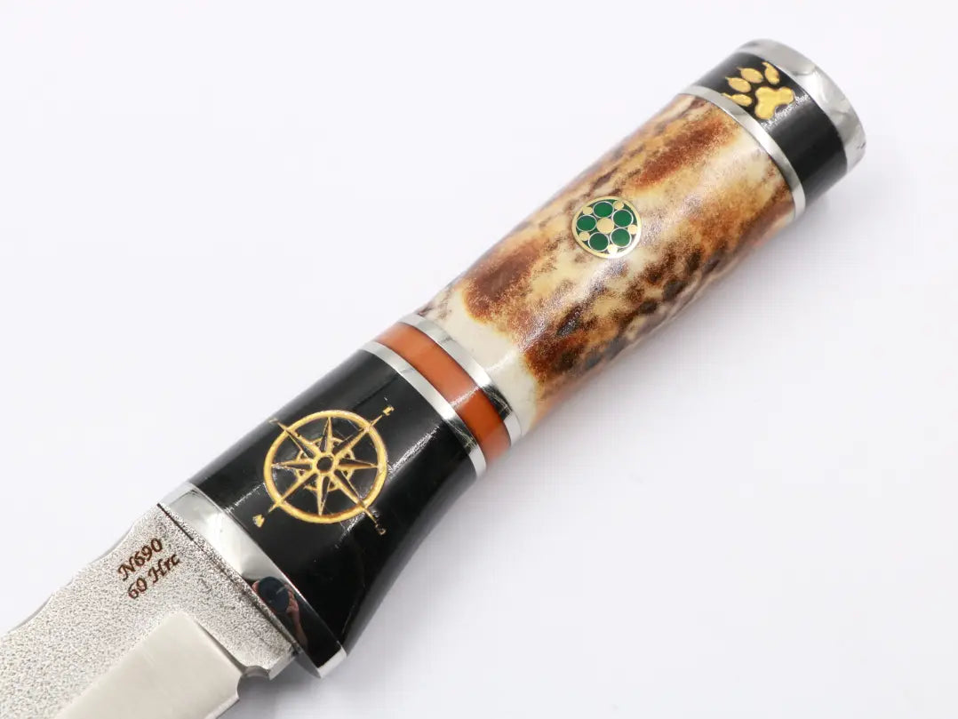 Knife fever staghorn blade