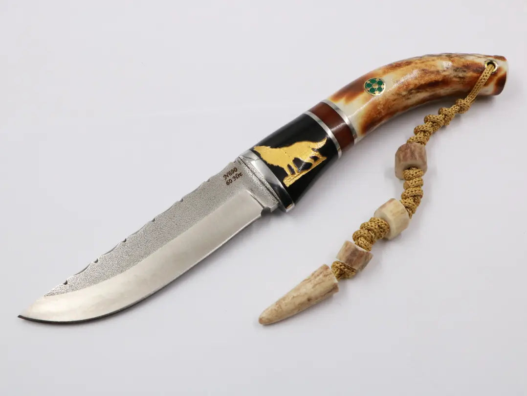 Knife fever staghorn blade
