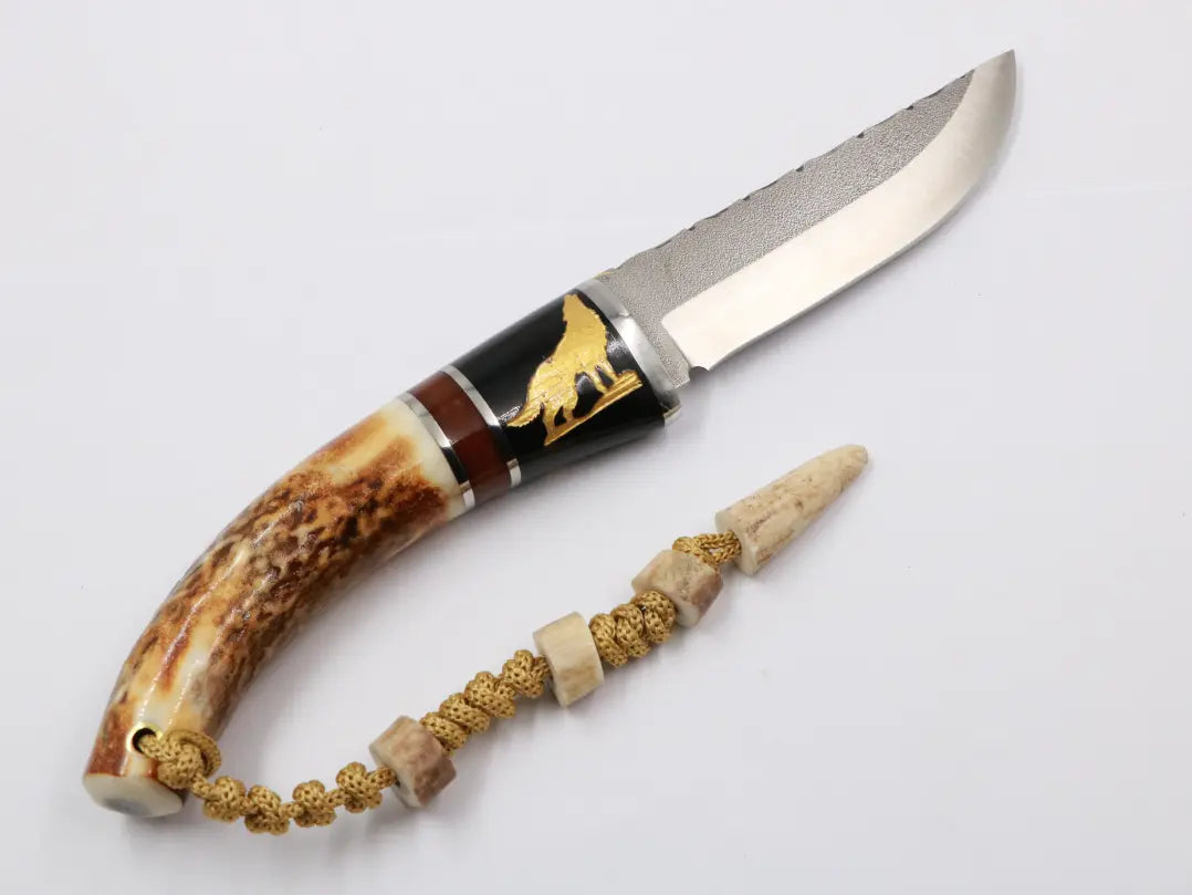 Knife fever staghorn blade