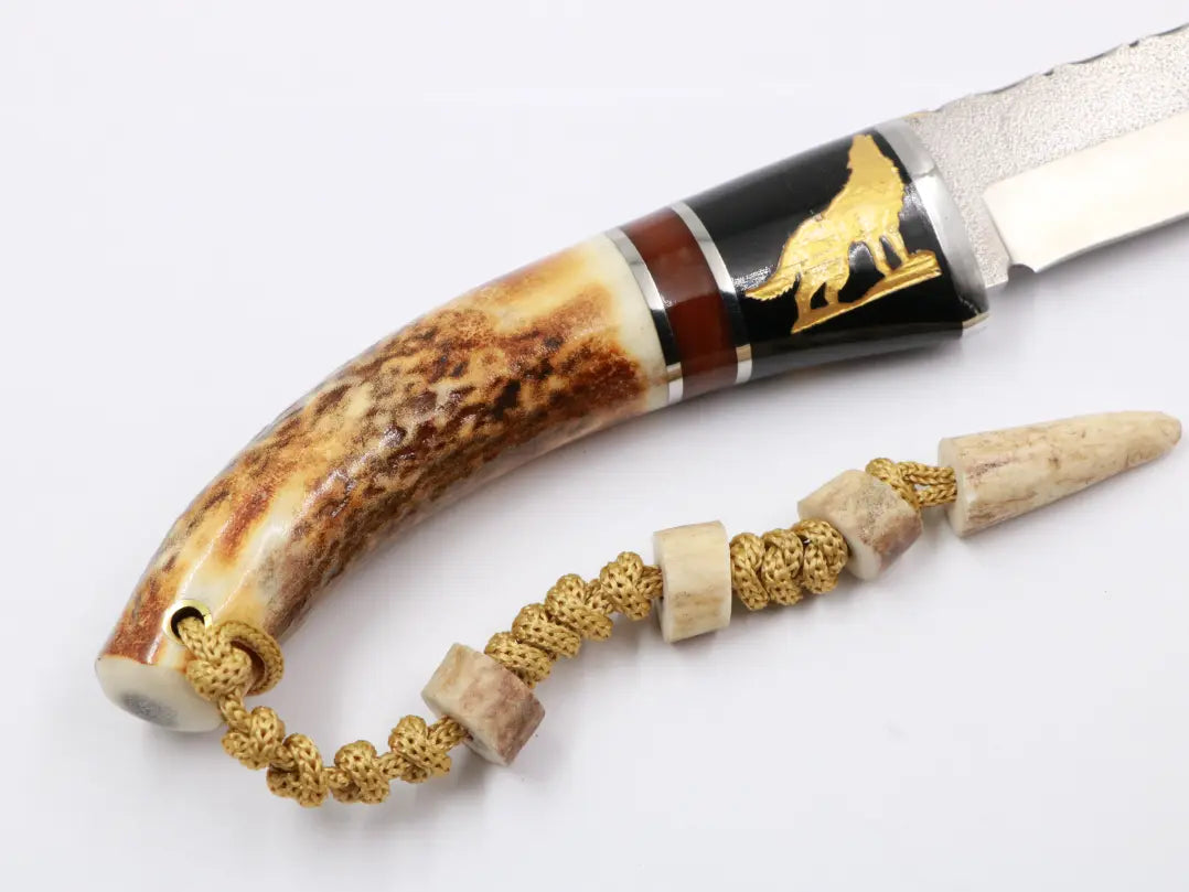 Knife fever staghorn blade