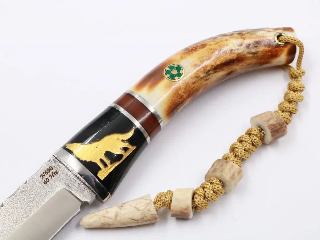 Knife fever staghorn blade