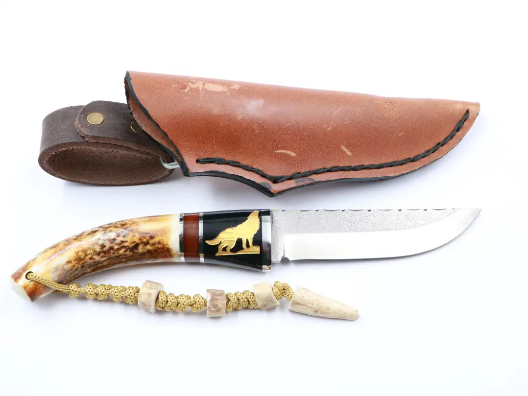 Knife fever staghorn blade