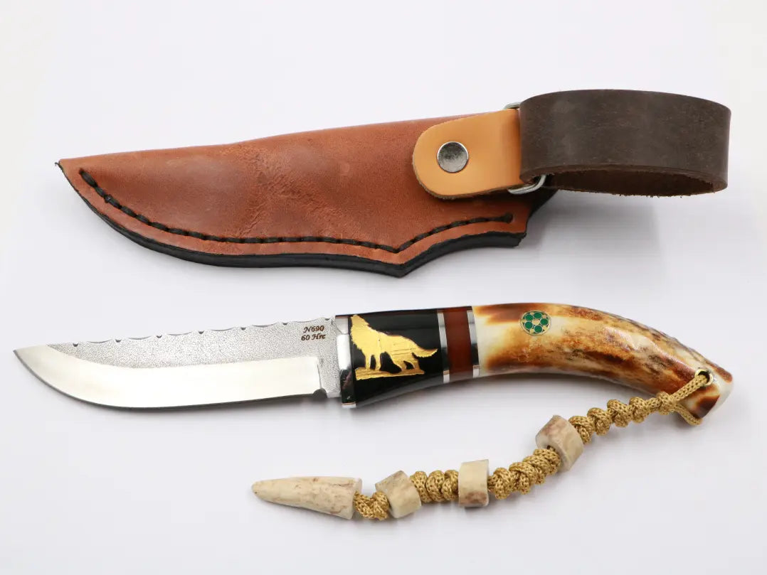Knife fever staghorn blade
