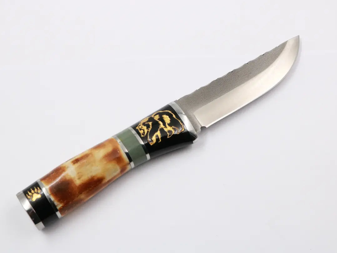Knife fever staghorn blade