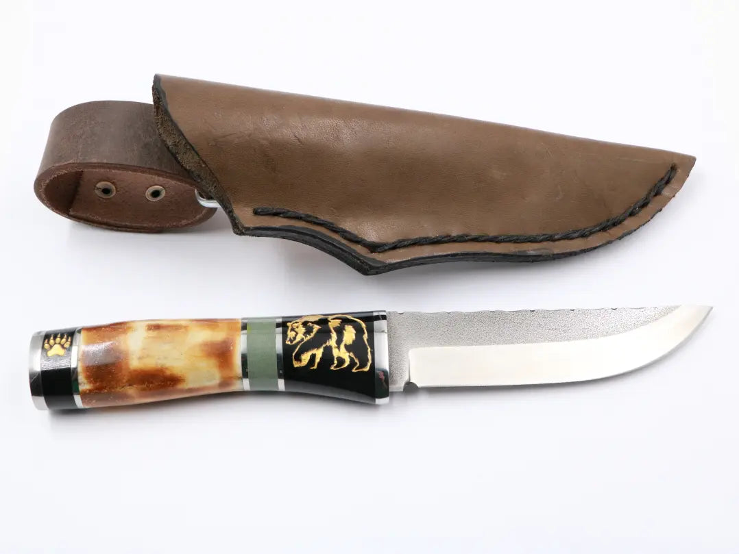 Knife fever staghorn blade