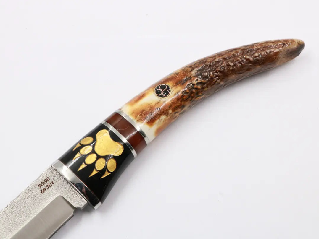 Knife fever staghorn blade