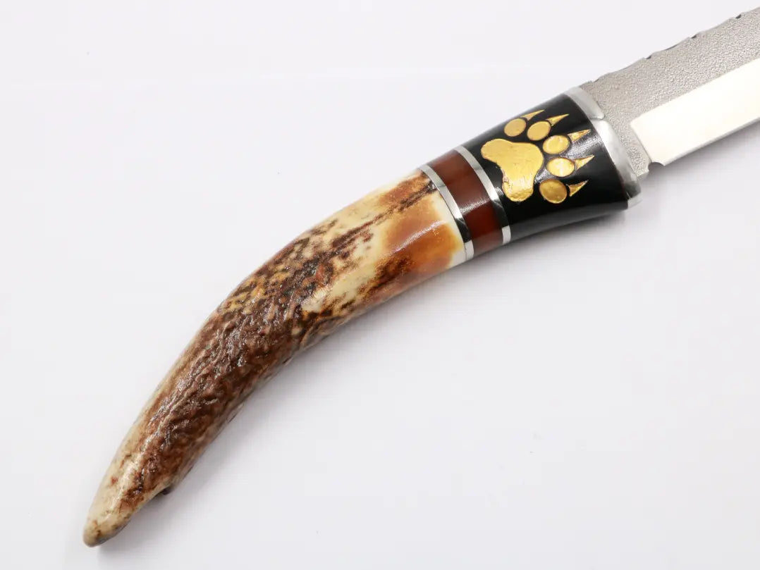 Knife fever staghorn blade