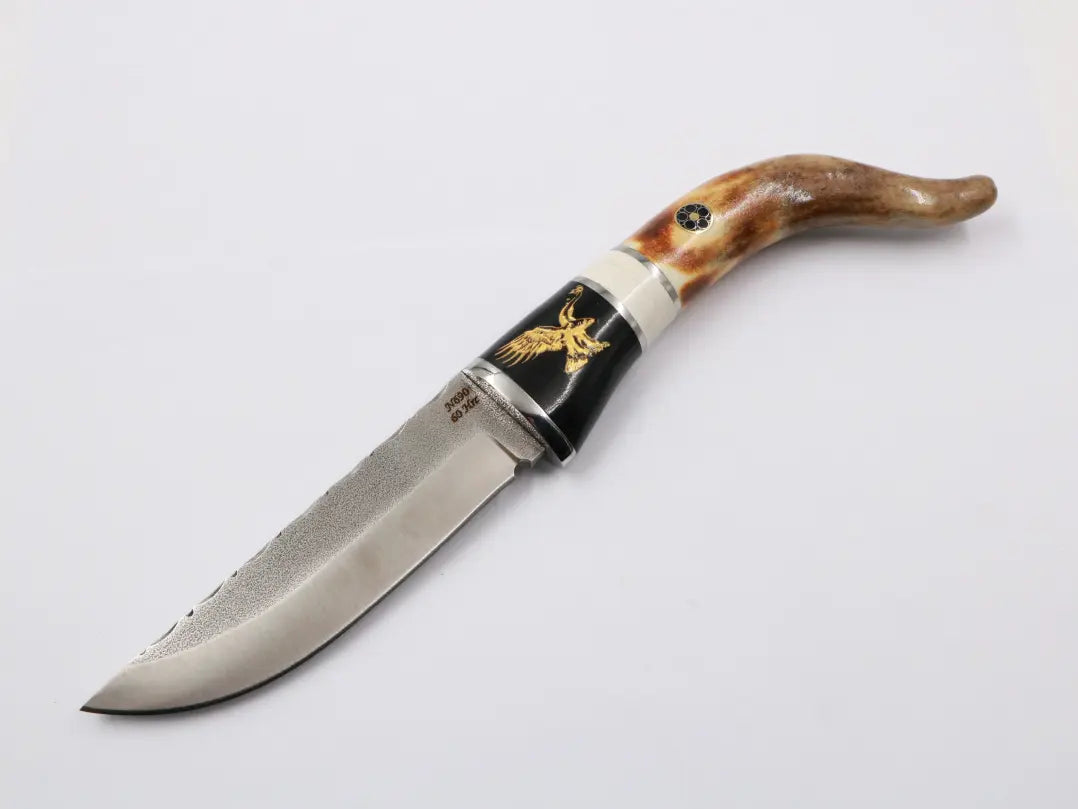 Knife fever staghorn blade
