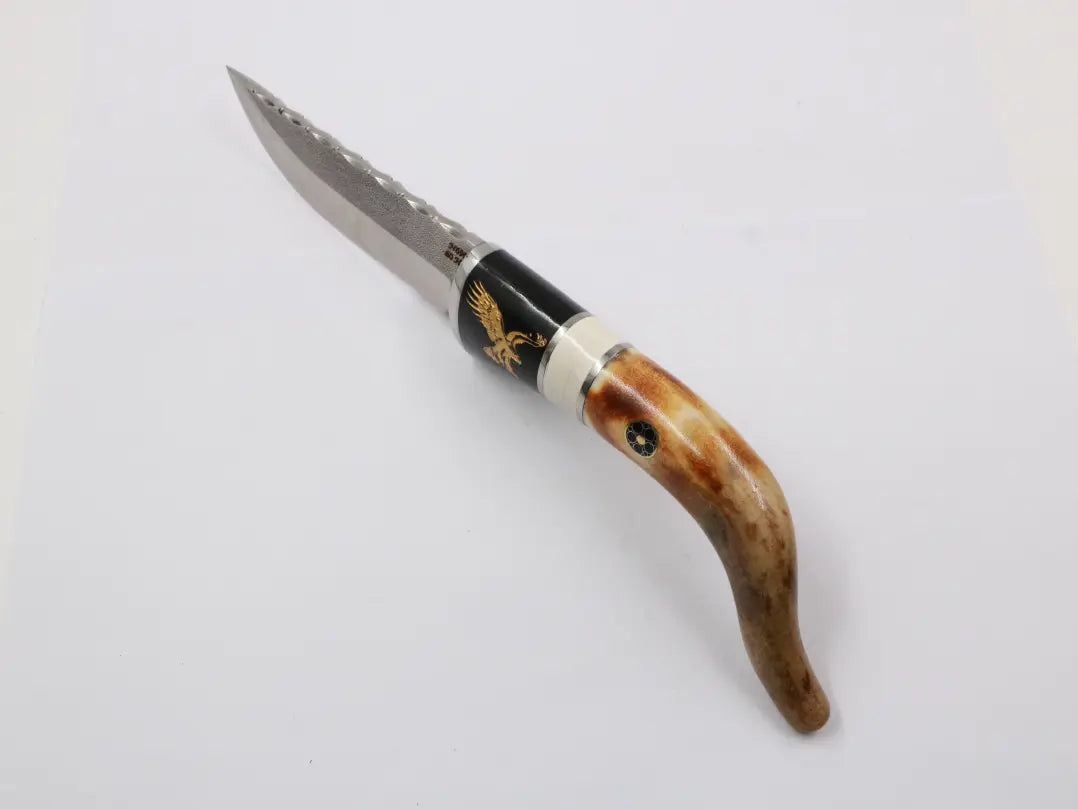 Knife fever staghorn blade