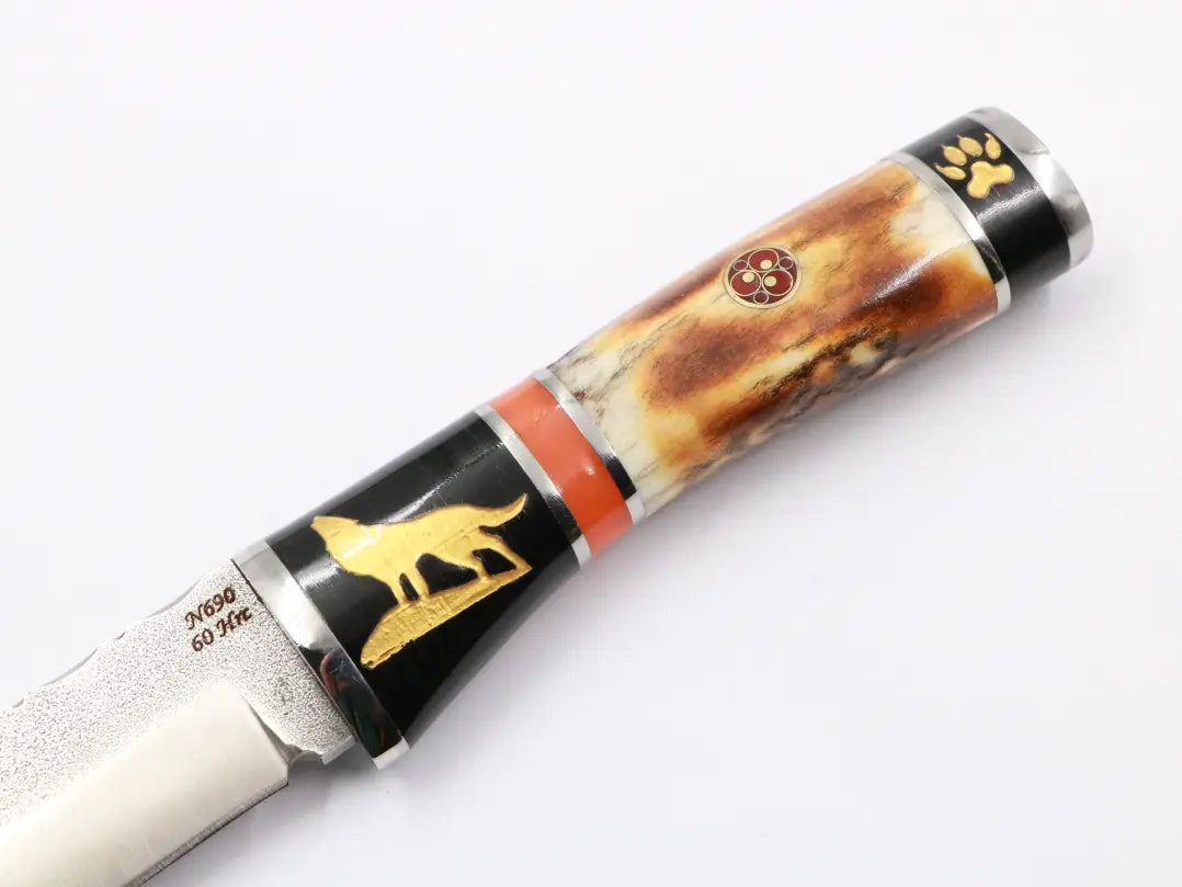 Knife fever staghorn blade