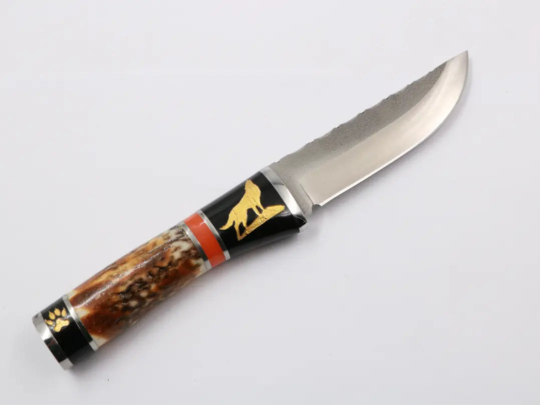 Knife fever staghorn blade
