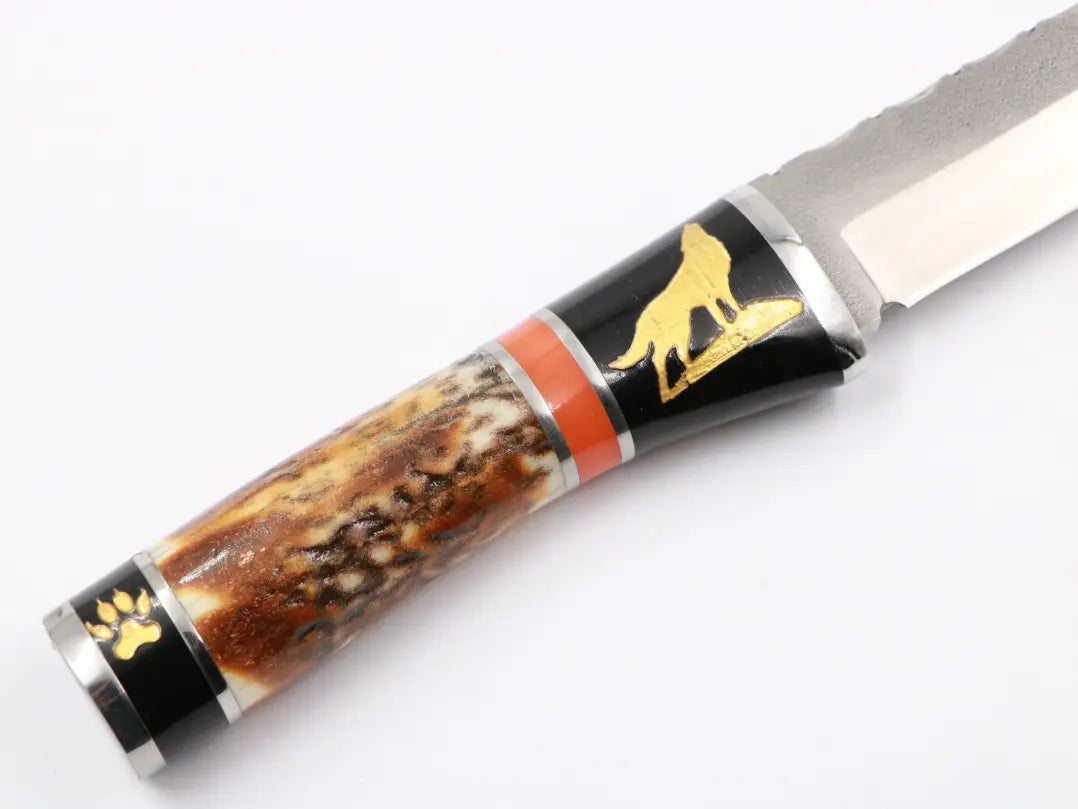 Knife fever staghorn blade