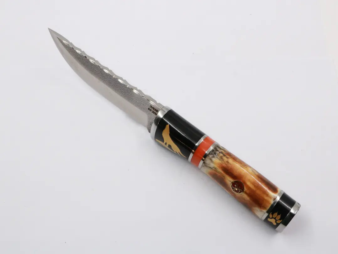 Knife fever staghorn blade