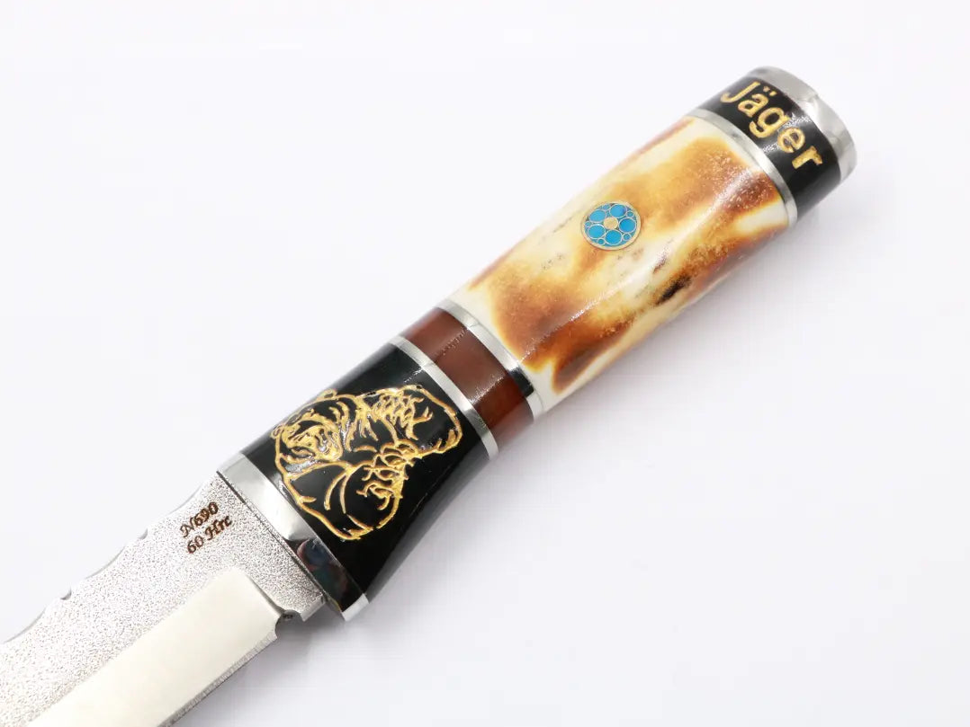 Knife fever staghorn blade