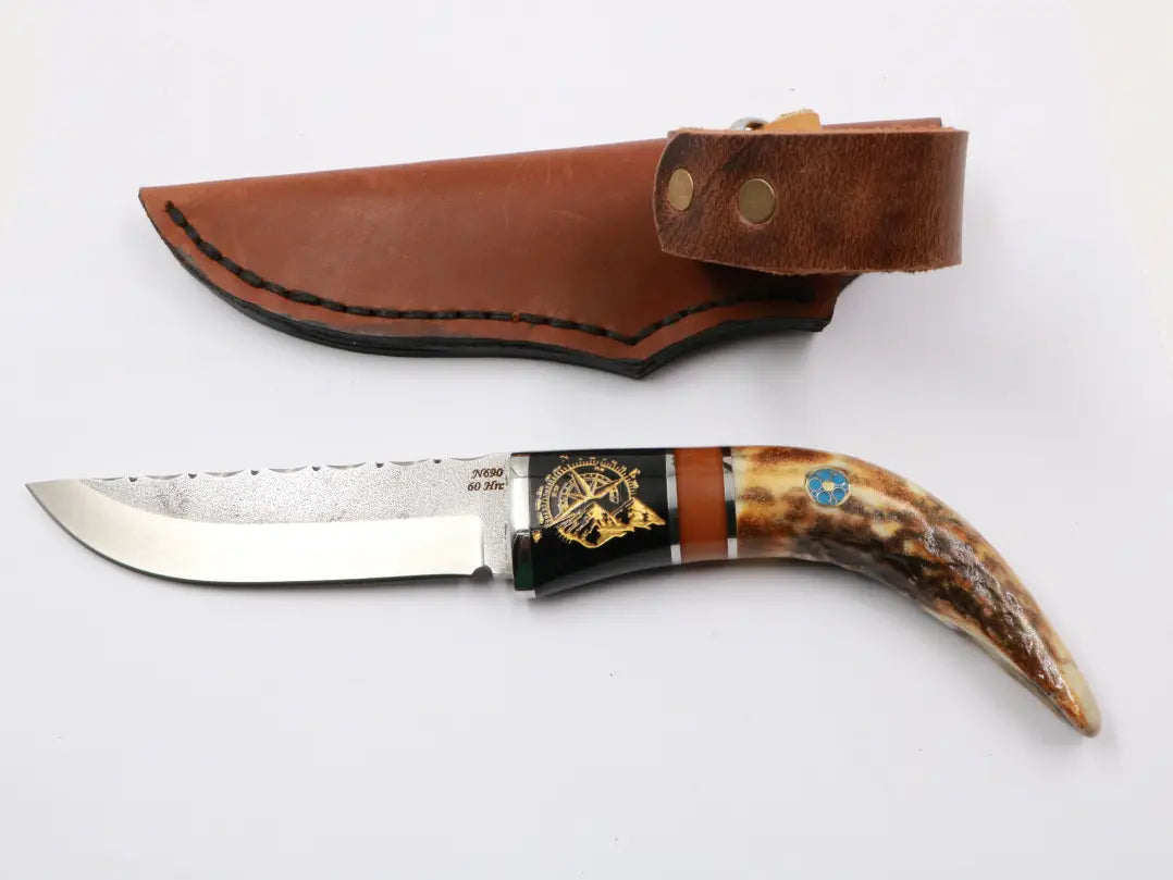 Knife fever staghorn blade