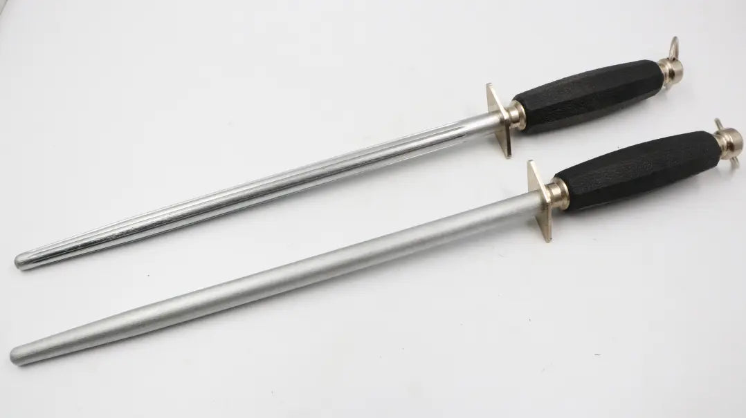 Messer Wetzstahl rund wahlweise mit Rillen