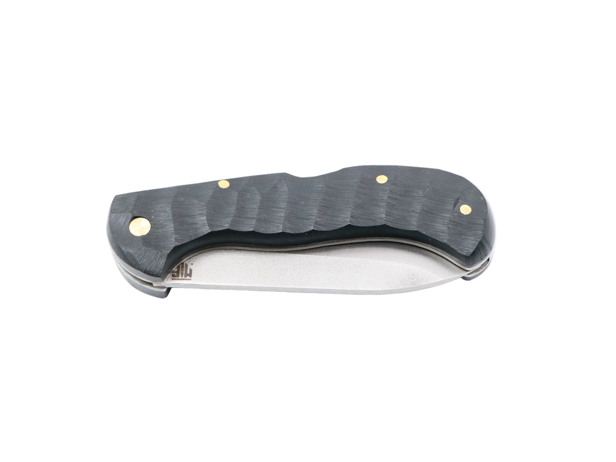 Messerfieber Klappmatrose Taschenmesser geschlossen – kompakter Folder mit T10 Griff schwarz, §42a-konform