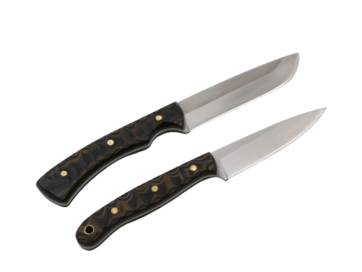 MF Waldgeist und MF Waldspitze Messer-Set Full-Tang Detailansicht