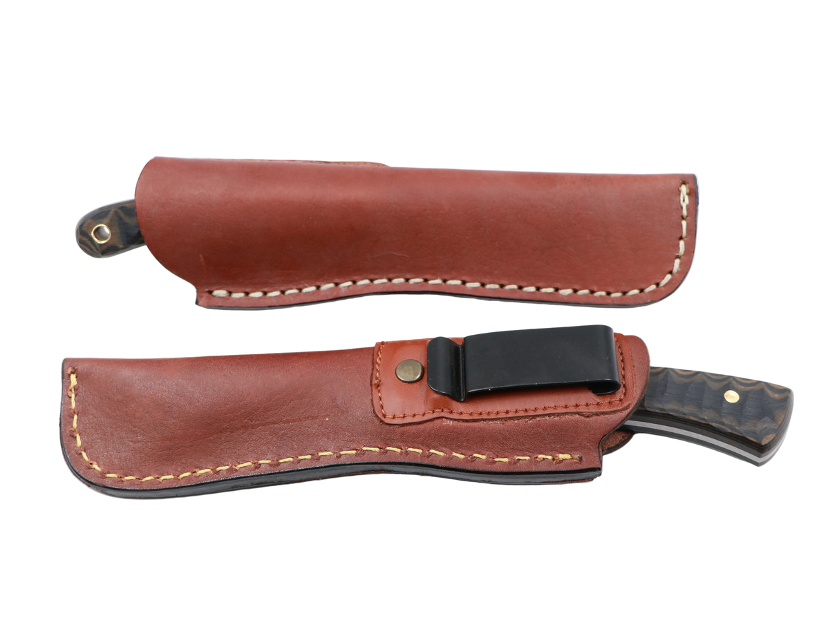 MF Wald-Set Waldgeist und Waldspitze Outdoor-Messer mit Lederscheiden