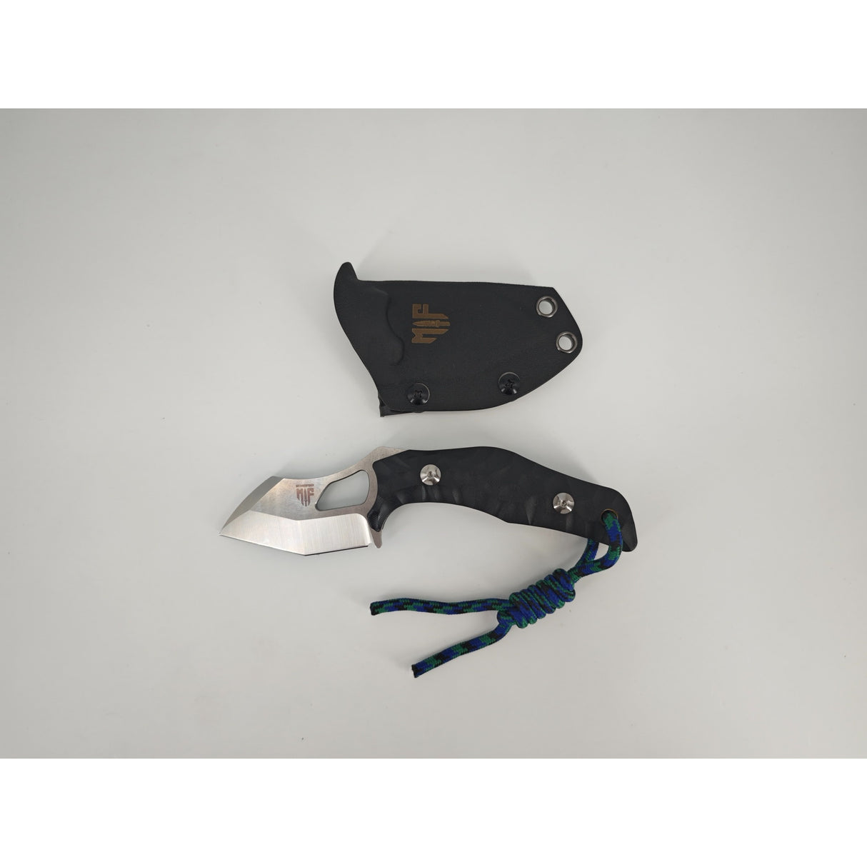 T Rex Kralle in Schwarz – geöffnete Ansicht mit freiliegender Schneide