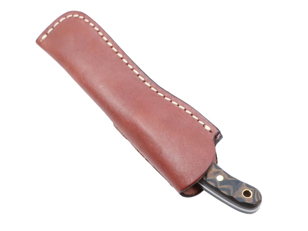 MF Waldspitze T10 Messer im Lederholster kompakt