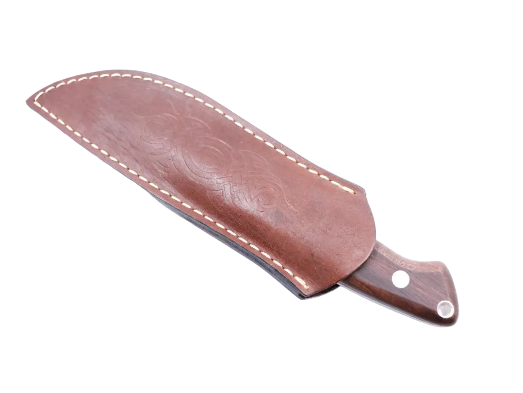 Hochwertiges Messer aus der Waldserie – robustes Outdoor- und Jagdmesser mit langlebiger Klinge, ergonomischem Griff und handgefertigter Lederscheide. Perfekt für Naturfreunde und Abenteurer.