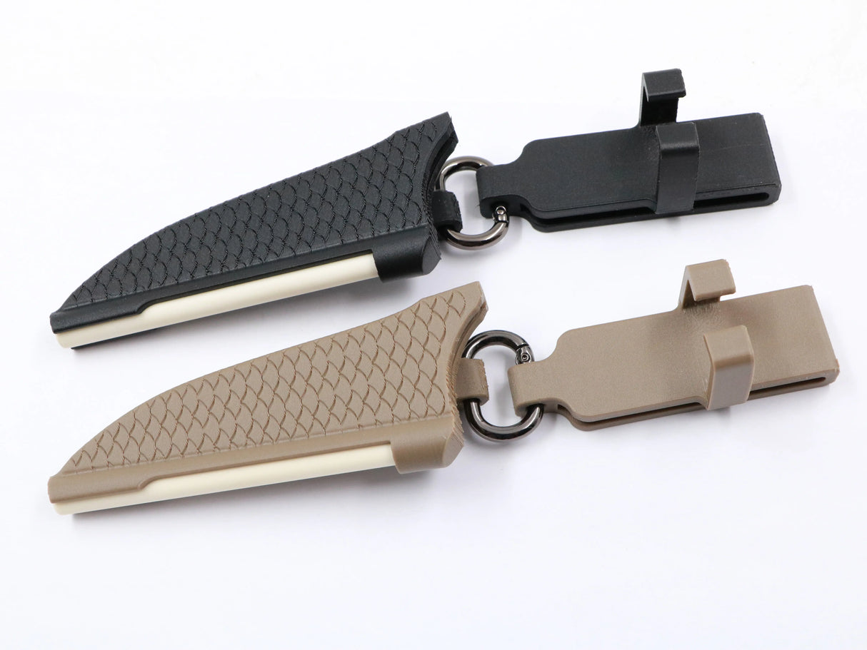 TPU-Scheide Wobbi Angler – beide Farbvarianten nebeneinander präsentiert