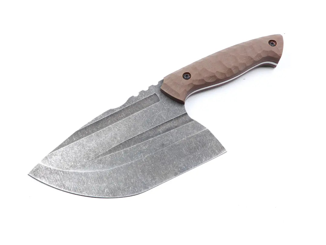 MF Megalodon Messer – Komplettansicht mit t10 griff auf weißem Hintergrund