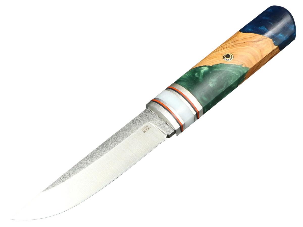 Messerfieber Kajo – Griff 8, Seitenansicht mit N690-Klinge