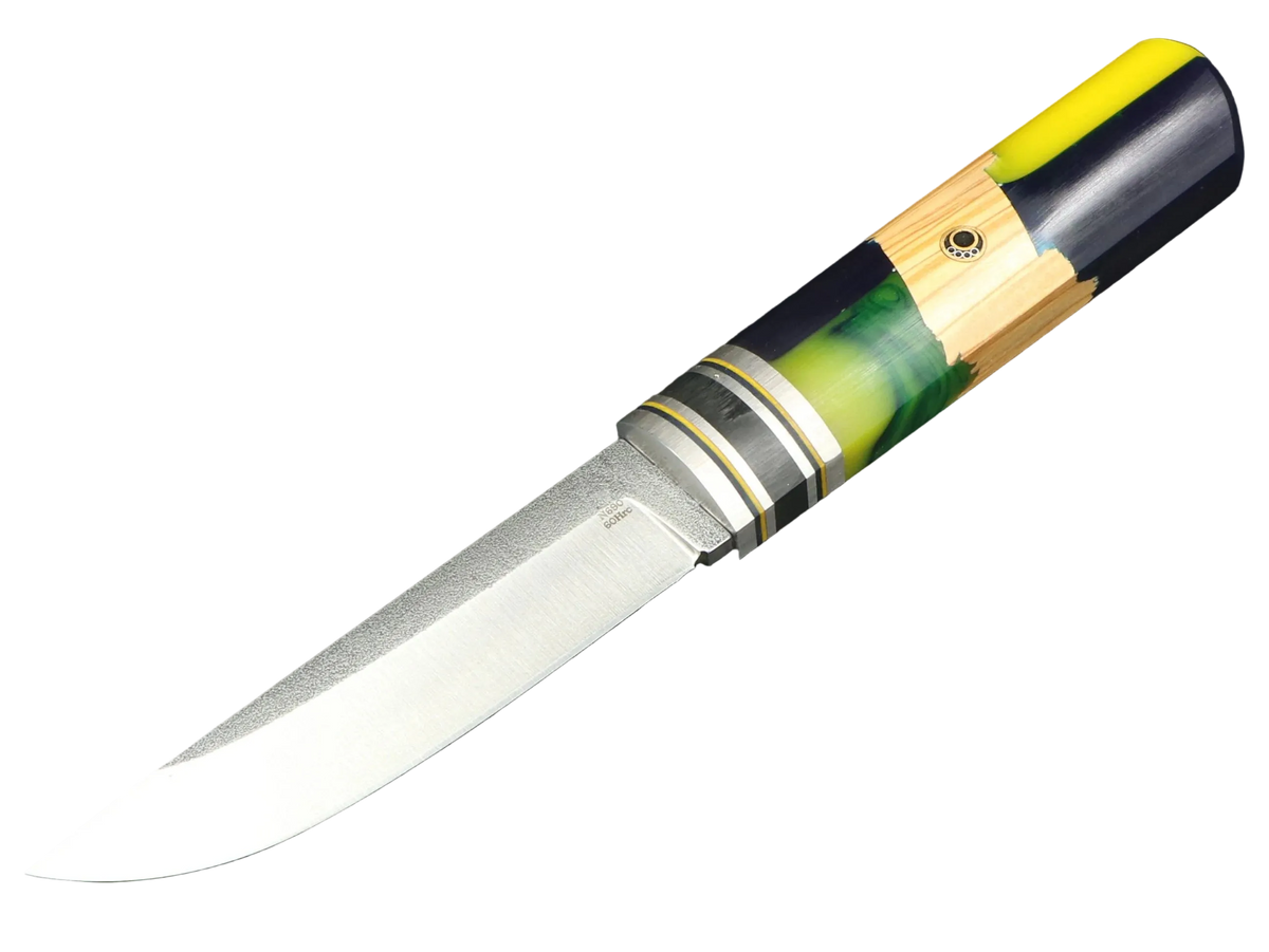 Messerfieber Kajo – Griff 10, Seitenansicht mit N690-Klinge