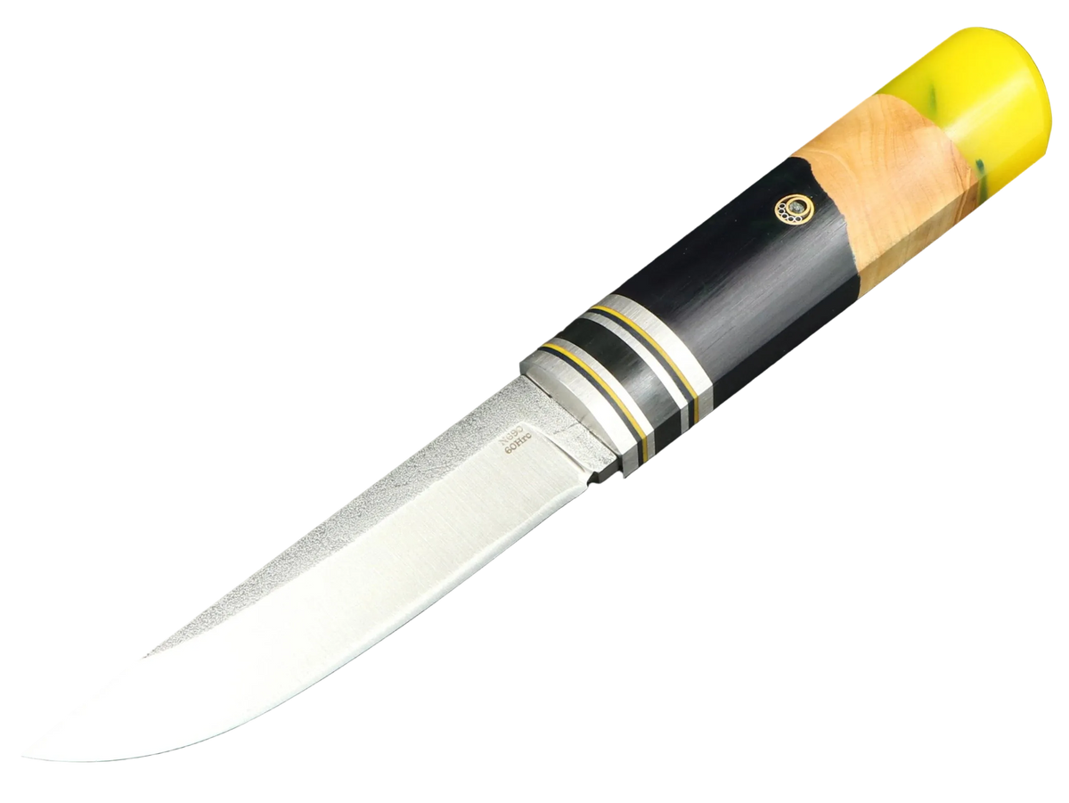Messerfieber Kajo – Griff 11, Seitenansicht mit N690-Klinge