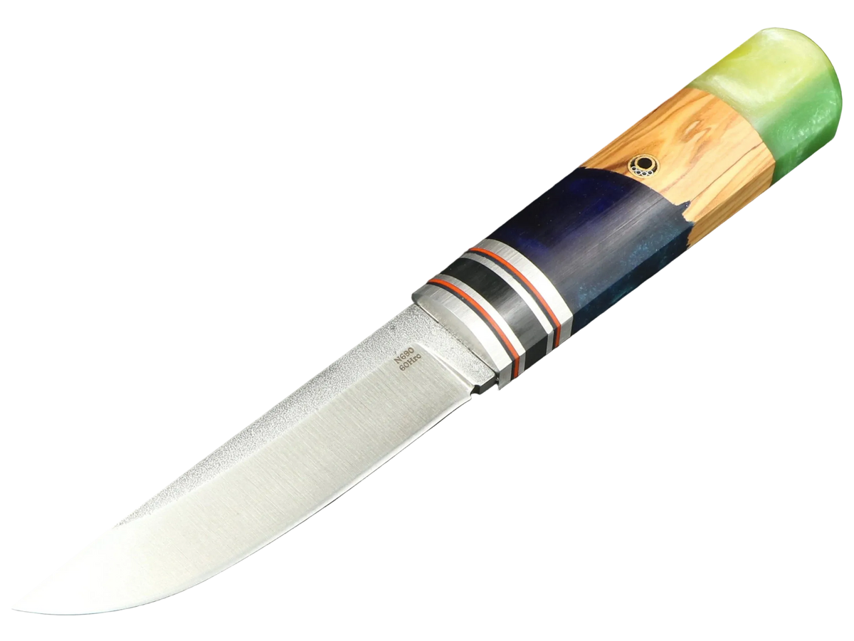 Messerfieber Kajo – Griff 19, Seitenansicht mit N690-Klinge