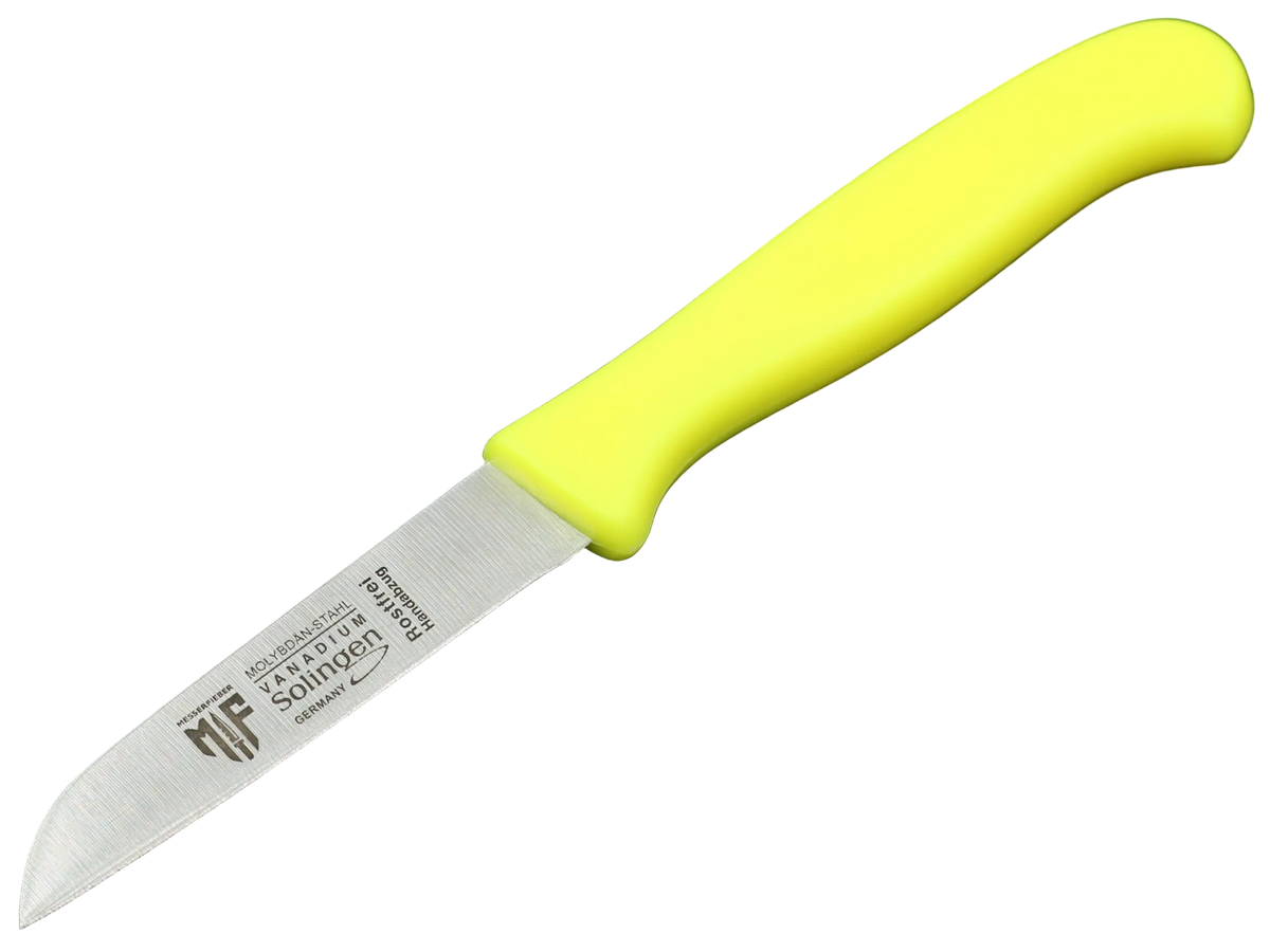 Messerfieber Solinger Zöppken mit gelbem Kunststoffgriff und Molybdän-Vanadium-Klinge