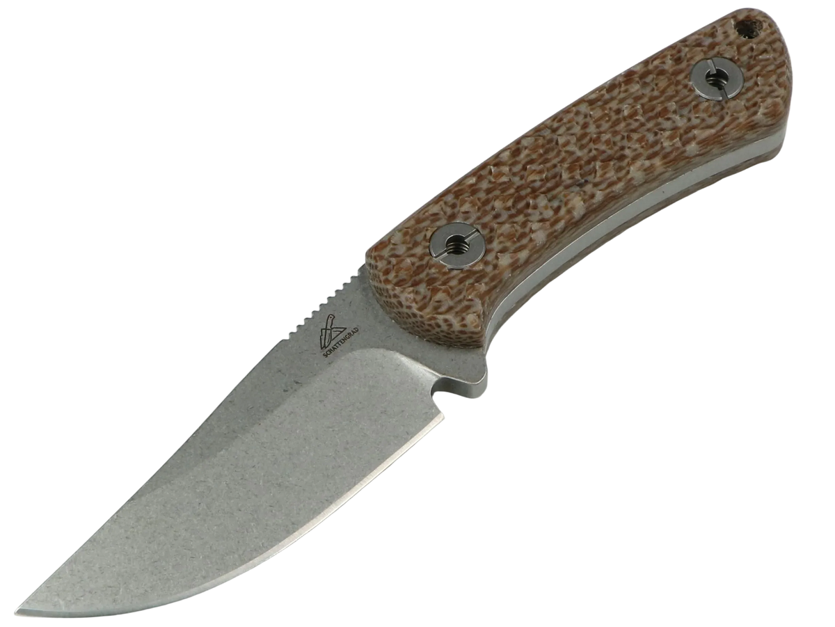 SCHATTENGRAD Talus Peak Grau mit Micarta-Griff