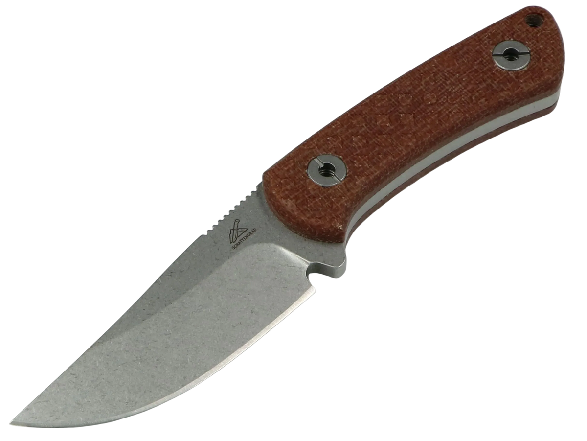 SCHATTENGRAD Talus Peak Braun mit Micarta-Griff