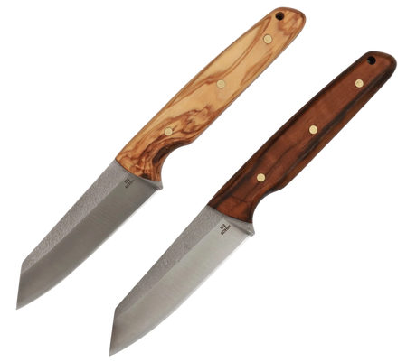 Messerfieber Woodpecker Scout D2 Messer mit Walnussholz und Olivenholz Griff