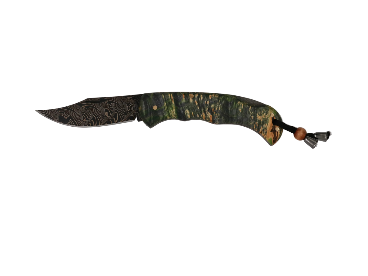 Knife Fever Woodland Echo Pocket Knife